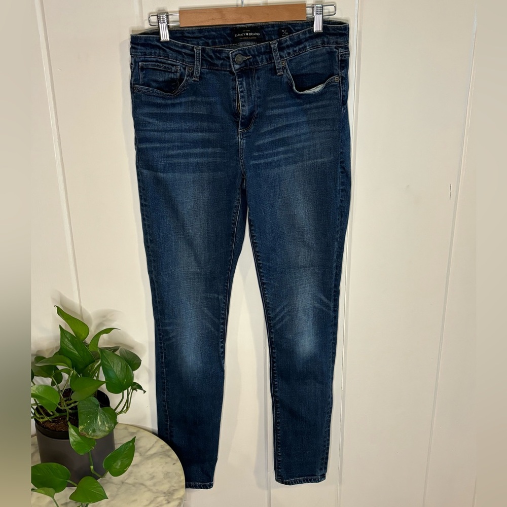 Lucky Brand Women's Skinny Jeans - Dark Blue